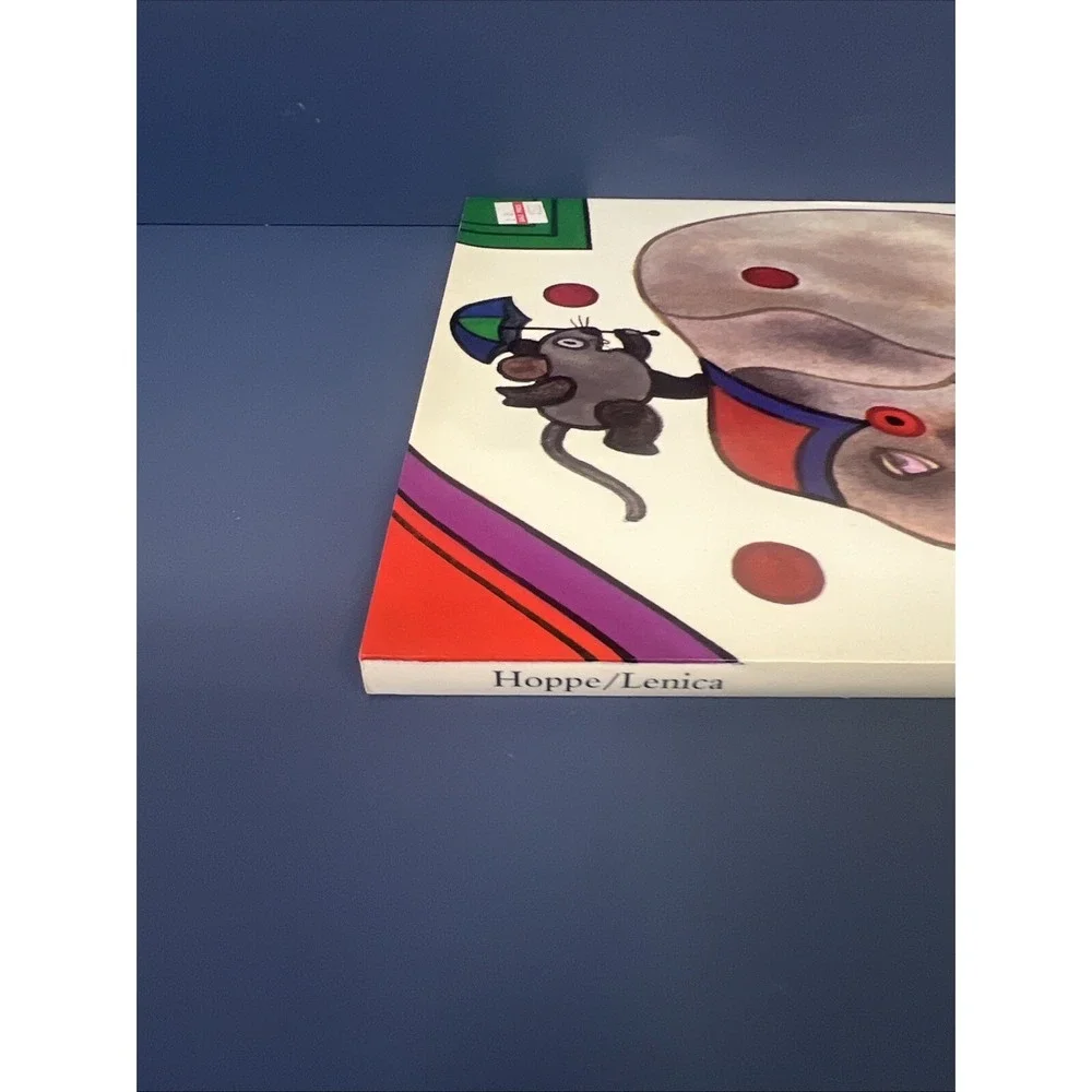 MOUSE AND ELEPHANT By Matthias Hopper Jan Lencia - Hardcover W/ Dust Jacket 1990